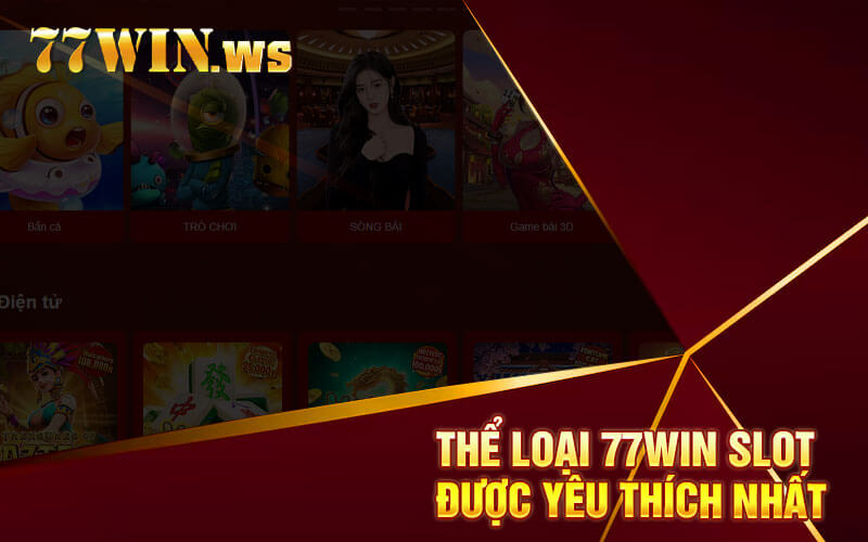 Thể loại 77win slot được yêu thích nhất