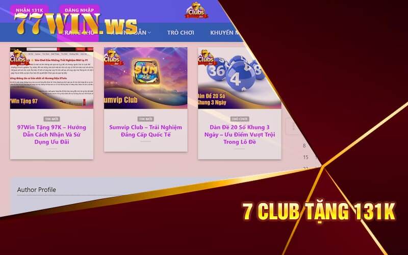 7 Club Tặng 131K